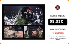 Smartwach Amazfit T Rex, reloj inteligente todoterreno, sumergible 5ATM, resistencia militar, GPS, acelerómetro, deportivo|Relojes inteligentes|