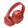 JBL T750BTNC – Auriculares circumaurales inalámbricos con cancelación de ruido activa, conexión multipunto, Bluetooth, rojo