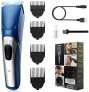 Máquina Cortar Pelo Cortapelos Profesional Hombre AT-228C Cortador de Pelo Recargable,Barbero Electrico,Recortadora Barba y Cortapelos,Carga rápida USB Funcionamiento con batería y electricidad