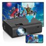 Proyector WiFi+Bluetooth Full HD 720P Nativo con Sonido Envolvente , Proyector de Alto Brillo de Contraste de 9000 LM/ 9000: 1, Amplia Compatible con Smartphone/ Computadoras / MacBook / PS5