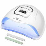 Lámpara Led Uñas UV LED 150 W Curado de Esmalte de Gel Lámpara Secador de Uñas Rápido con Función de Temporización – 10S / 30S / 60S / 99S Para Manicura/Pedicure Nail Art Hogar el Salón