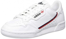 Adidas Continental 80, Zapatillas de Gimnasia Hombre, Blanco (FTWR White/Scarlet/Collegiate Navy FTWR White/Scarlet/Collegiate Navy), 40 2/3 EU