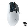 Logitech G305 K/DA LIGHTSPEED Ratón inalámbrico Gaming, Equipo Oficial de League of Legends, Sensor Hero, Ligero, Botones programables, 250h de batería, Memoria integrada – Blanco
