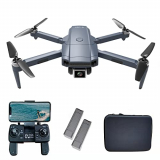 Drones con Camara 4K Adultos Profesional HD, IDEA32 Drone Plegables GPS FPV WIFI 5GHz con Motor sin Escobillas, Dron Cámara RC para Principiantes, Tiempo de Vuelo 46 Minutos (2 Baterías)