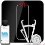 ILTECO Bascula de Baño Inteligente, Bascula de precision digital con Tecnologia Bluetooth conexión Android e iOS, Pantalla LCD, Tecnologia Handsfree | Color Negro