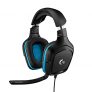 Logitech G432 Auriculares Gaming con Cable, Sonido 7.1 Surround, DTS Headphone:X 2.0, Transductores 50mm, USB y Jack Audio 3,5mm, Microfóno Volteable, Peso Ligero, PC/Mac/Xbox One/PS4/Switch – Negro