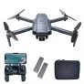 Drones con Camara 4K Adultos Profesional HD, IDEA32 Drone Plegables GPS FPV WIFI 5GHz con Motor sin Escobillas, Dron Cámara RC para Principiantes, Tiempo de Vuelo 46 Minutos (2 Baterías)