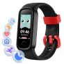 Reloj Inteligente Niño, Smartwatch Niños 5-15 Años con Pulsómetros Monitor de Sueño Podómetro, Pulsera Actividad Niño con Cuenta Familiar, Esferas Personalizadas, Impermeable IP68 y 7 Días de Batería