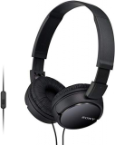 Sony MDR-Zx110Apb – Auriculares para Smartphone (Diadema, Mando de Control, Micrófono, 1000 Mw, Android y Iphone), Negro, 20 X 15 X 3,5 cm