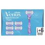 Gillette Venus Delux Smooth Swirl Maquinilla de Afeitar Mujer + 6 Cuchillas de Recambio