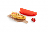 Lékué – Recipiente para cocinar tortillas francesas en microondas, color rojo
