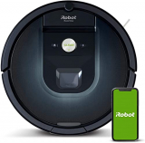Robot aspirador Wi-Fi iRobot Roomba 981 – 2 cepillos goma multisuperficie – Mascotas – Recarga y reanuda – Sugerencias personalizadas – Compatible asistente voz y Coordinación Imprint – Más potencia