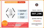 Drone DJI Mini 2|DJI Mini 2 Pack Vuela Más, 4K, ultraligero, transmisión vídeo 10 km, resistencia viento nivel 5, QuickShoots.|Drones con cámara|