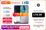 OnePlus Nord N10 5G, Versión global, 6GB RAM 128GB ROM móvil, 6.49» 90Hz FHD+ Pantalla, 64MP Quad Camera, Warp Charge 30T NFC|Teléfonos móviles|