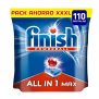 Finish Powerball All in 1 Max – Pastillas para el lavavajillas todo en 1 – formato 110 unidades