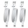 cyclingkit Cable iPhone,Cable Lightning Carga Rápida[3Pack 6ft]