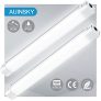 Luz de Tubo LED, AUINSKY 72CM 18W LED IP66 Luminaria de Taller, 4000K Luz de Techo Impermeable Lámpara LED Blanco Natural, para Garaje, Oficina, Supermercado, Bodega [Eficiencia Energética A++]