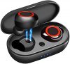Auriculares Inalámbricos Bluetooth 5 aptX Graves Mejorados,Auriculares Inalambricos con Microfono,Reproducci 30 Horas In-Ear Earbuds,IPX7 Impermeable Headphones, Control Táctil,para iPhone y Android