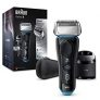 Braun Series 8 8385 cc – Afeitadora Eléctrica Hombre Nueva Generación, para Barba Recargable, Inalámbrica, Estación Limpieza y Carga Clean&Charge, Negro