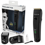 Rowenta Advancer TN5200 – Cortapelos con Cuchillas Acero Inoxidable con Revestimiento de Titanio, Autonomía de 120 min, Carga Rápida, LED Indicador de Batería