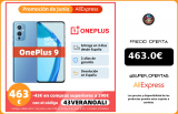OnePlus 9, ROM global Oxygen OS, 8GB RAM 128GB ROM, teléfono móvil Snapdragon 888 5G, pantalla AMOLED fluida de 6,55» 120Hz, triple cámara trasera de 50MP, carga Warp Charge 65T  4500mAh;  43€ Código: 43VERANOALI|Teléfonos móviles|