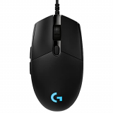 Logitech G PRO Ratón Gaming con Cable, Captor HERO 25K, 25,600 DPI, RGB, Peso Ultra Reducido, 6 Botones Programables, Memoria Integrada, PC/Mac – Negro