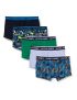Jack & Jones Jacsummer Print Trunks-Pack de 5 Unidades Bxer, Amarillo/Detalle: Azul Marino con Estampado de Mariposas, Negro Iris Y Verde, M para Hombre