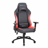 Newskill NS-CH-AKERON-RED Akeron – Silla gaming profesional con marco de acero reforzado (sistema de balanceo, reclinable hasta 180 grados, reposabrazos 3D) – Color Rojo, mediano