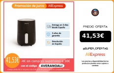 CREATE IKOFRY Freidora de aire sin aceite 1,5L 900W, hasta 200°, Pantalla LCD, Libre de BPA, envíos desde España|Freidoras eléctricas|