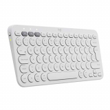 Logitech K380 Teclado Inalámbrico Multi,Dispositivo para Windows/Apple iOS/Android/Chrome, Bluetooth, Diseño Compacto, PC/Mac/Portátil/Smartphone/Tablet/Apple TV, Disposición QWERTY Español , Blanco
