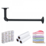Portarrollos de Cocina Porta Rollo Papel Cocina Pared Soporte Rollo Papel Cocina Sin Taladro Portarrollos Papel Cocina Acero Inoxidable para Baños y Cocinas 37cm