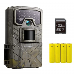 CEYOMUR Cámara de Caza, 20MP HD Camara Fototrampeo con Nisión Nocturna Infrarroja Activada por Movimiento, Camara Caza con Impermeable IP66 y Tarjeta SD de 32GB para Monitoreo de Vida Silvestre