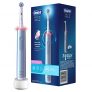 Oral-B PRO 3 Cepillo de Dientes Eléctrico con Mango Recargable y Sensor de Presión, Tecnología Braun y 1 Cabezal de Recambio, 3000 – Azul