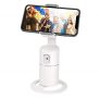Aytop Trípode de seguimiento facial, soporte de teléfono de seguimiento automático, soporte de 360° AI para smartphone trípode para TikTok, Vlog, transmisión en vivo, videollamadas