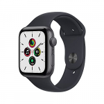 2021 Watch SE (GPS) – Caja de Aluminio en Gris Espacial de 44 mm – Correa Deportiva en Color Medianoche – Talla única