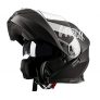 Westt – Casco Moto Modular Integral con Doble Visera Torque X, para Motocicleta Scooter, Certificado ECE, Color Negro, Talla L (59-60cm)