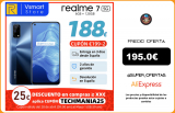realme 7 5G, Versión global, Smartphone, 6GB 128GB, 6.5″ 120Hz Ultra Display, Dimensión 800U, Octa core, 48MP Quad Cámaras, 5000mAh, 30W, código: TECHMANIA25(€190 25), 04ESOW20(€149 20);04ESOW14(€99 14)|Teléfonos móviles|