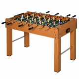 HOMCOM Mesa de Futbolín para Casa o Salas de Juego Fácil de Montar con 8 Barras y 2 Pelotas 122x61x80,7cm