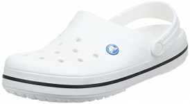 Crocs Crocband, Zuecos Unisex Adulto, Blanco (White), 37/38 EU
