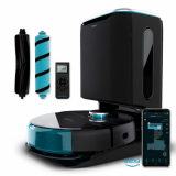 Cecotec Robot Aspirador Conga 8090 + Base de Autovaciado Conga Home, Compatible con Series 8000 y 9000