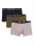 Tommy Hilfiger Baúl 3p Bañadores Ajustados para Hombre, Sublunar/Army Green/Desert Sky, M