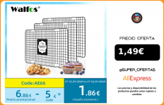 WALFOS rejilla de enfriamiento antiadherente de acero inoxidable, rejilla de enfriamiento para horno para galletas/Pie/pan/pastel, rejilla para repostería gran oferta|cooling rack|baking rackbaking tray