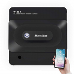 Mamibot Aspirador Robot de Limpieza de Ventanas W120-T para Ventanas de Azulejos de Vidrio con aplicación iGlass y Control Remoto (Negro)