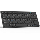 KBCASE Teclado Bluetooth, Teclados Inalámbricos para Tabletas Compatibles con Windows/Android/iOS/iPad/iPad Pro/iPad Air/iPad Mini, Samsung, iPhone y Otros Dispositivos Bluetooth