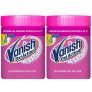 Vanish Oxi Action – Quitamanchas para Ropa Blanca y de Color, lavadora o remojo, en Polvo, Sin Lejía – Pack de 2 x 900 g