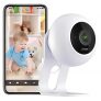 Cámara de vigilancia de Interior,Winees 1080P Baby Monitor con cámara de visión Nocturna,Cámara WiFi con App,Cámara para Perros con Audio bidireccional, Compatible con Alexa