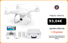 Potencisic Dron GPS con cámara HD 1080P, cuadricóptero RC FPV, WiFi, vídeo en vivo, Follow Me, helicópteros, juguetes de Control remoto|Helicópteros RC|