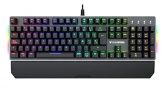 Oversteel – Teclado gaming mecánico TITANIUM con RGB, switch rojo, idioma español