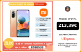 Xiaomi Redmi Note 10 Pro, Smartphone 6GB+128GB, AMOLED 6,67″, 120Hz, cámara 108MP, selfie 16 MP , fast charge 33W, NFC, SIM dual|Teléfonos móviles|