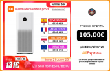 Xiaomi purificador de aire Mi Pro H versión de la UE, esterilizador inteligente OLED de formaldehído, purificación con filtro H13, APP + Control IA|Purificadores de aire|